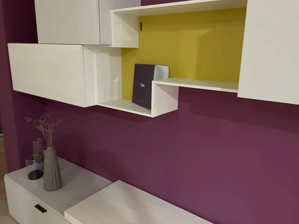 Parete attrezzata Light day comp.03 in stile moderna a prezzo scontato^Orme Sale