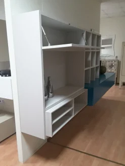 Clearance Parete attrezzata Living system di scontata del 70% Pareti Attrezzate