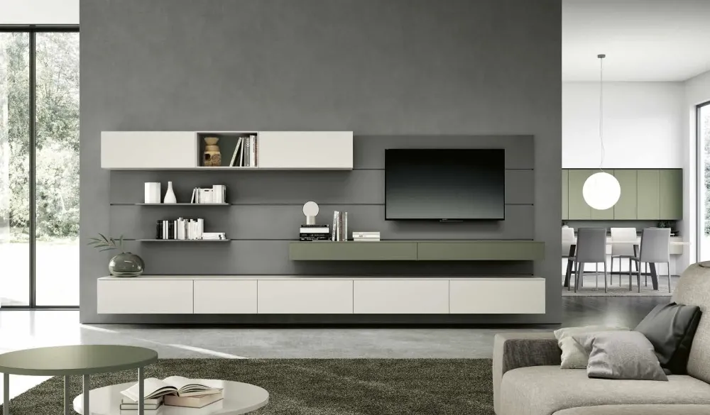 Parete attrezzata Living 805 del marchio con un ribasso esclusivo^Spagnol Mobili New