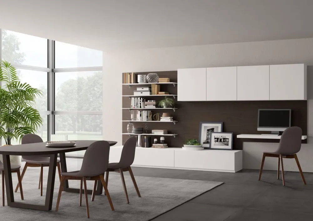 Sale Parete attrezzata Living 569 in stile moderno a prezzo scontato Pareti Attrezzate