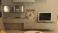 Sangiacomo Parete attrezzata Logo lampo in stile moderno a prezzo ribassato- Pareti Attrezzate