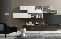 Parete attrezzata M6c79 in stile moderna a prezzo ribassato^Sangiacomo Sale