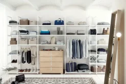 Parete attrezzata in metallo in Offerta Outlet Pareti Attrezzate