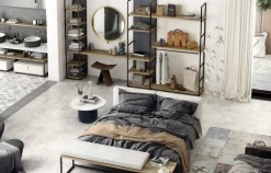 Parete attrezzata in metallo in Offerta Outlet Pareti Attrezzate