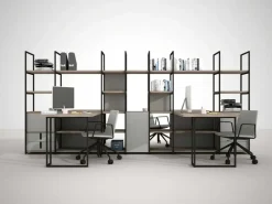 Parete attrezzata in metallo in Offerta Outlet Pareti Attrezzate