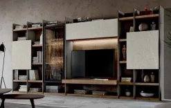 Online Parete attrezzata Mito 5.0 - qsm611 in stile design a prezzo ribassato Pareti Attrezzate