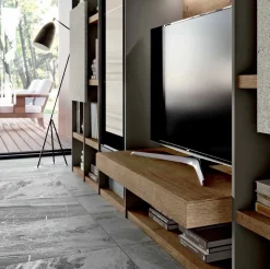 Online Parete attrezzata Mito 5.0 - qsm611 in stile design a prezzo ribassato Pareti Attrezzate