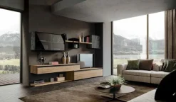 Outlet Parete attrezzata Mito 5.0 in stile design a prezzo ribassato Pareti Attrezzate