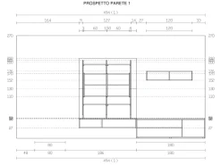 Discount Parete attrezzata Mito urban di in OFFERTA OUTLET Pareti Attrezzate