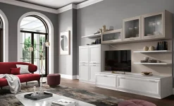 New Parete attrezzata Mobile soggiorno modello jazz 109 in stile moderno a prezzo scontato Pareti Attrezzate