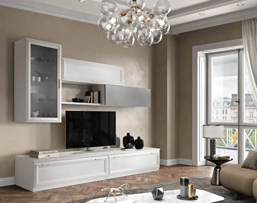 Parete attrezzata Mobile soggiorno modello jazz 110 di scontata del 40%^Gierre Mobili Online