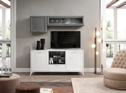 Parete attrezzata Mobile living modello jazz 114 dell'azienda con uno sconto esclusivo Pareti Attrezzate