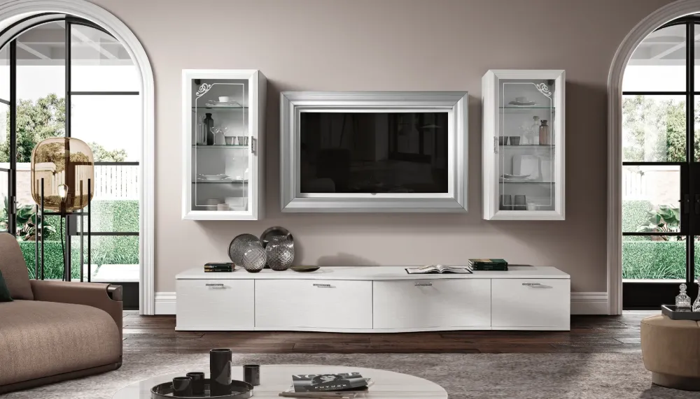 Gierre Mobili Parete attrezzata Mobile soggiorno modello jazz 135 di scontata del 40%- Pareti Attrezzate