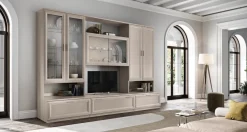 Hot Parete attrezzata Mobile soggiorno modello jazz 132 della marca con un ribasso esclusivo Pareti Attrezzate