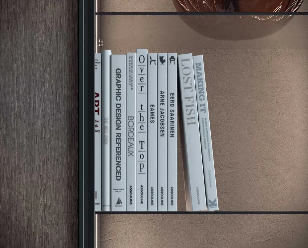 Parete attrezzata Mood 8 in stile design a prezzo ribassato^Astor Mobili Hot