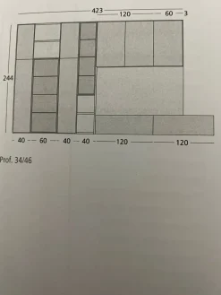 Parete attrezzata Mood 8 in stile design a prezzo ribassato^Astor Mobili Hot