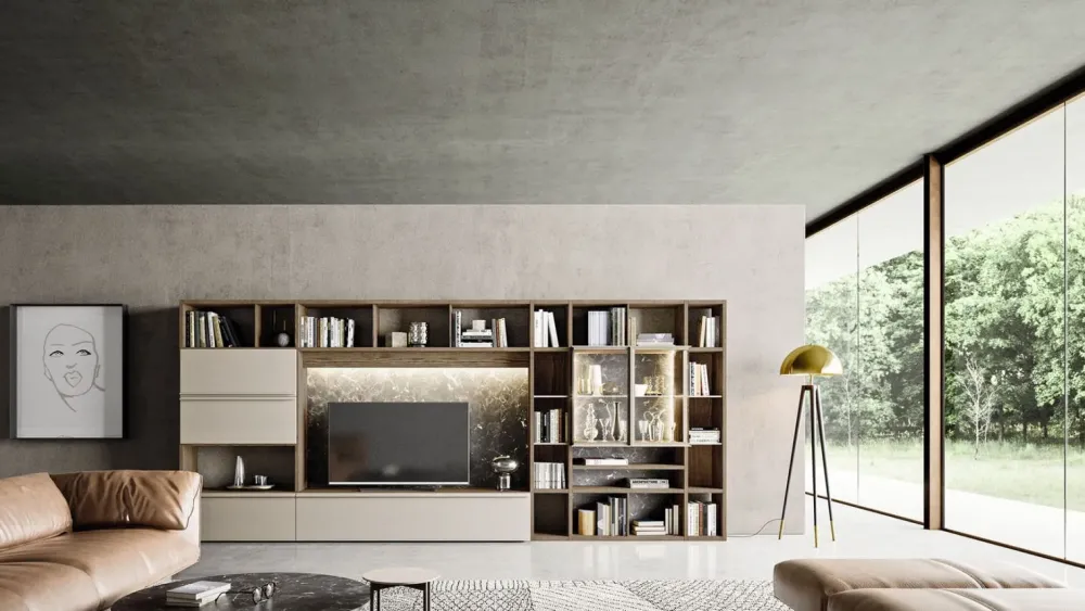 Best Parete attrezzata Logico SCONTO IMPERDIBILE Pareti Attrezzate