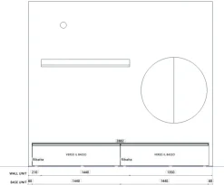 Tomasella Parete attrezzata Parete attr pronta consegna  dell'azienda con un ribasso esclusivo- Pareti Attrezzate