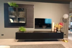 Outlet Parete attrezzata Parete soggiorno quid in stile moderna a prezzo ribassato Pareti Attrezzate