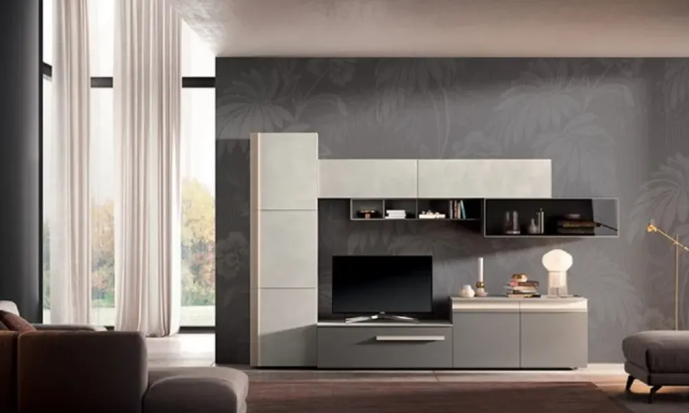 Online Parete attrezzata Parete componibile mod.dylan scontata del 30% della firma con un ribasso esclusivo Pareti Attrezzate