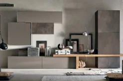 Parete attrezzata Parete attrezzata industrial in stile moderna a prezzo scontato^Nuovi Mondi Collection Hot