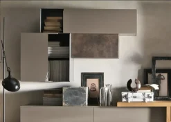 Parete attrezzata Parete attrezzata industrial    in stile moderna a prezzo scontato^Nuovi Mondi Collection Hot