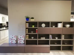 Europeo Parete attrezzata Parete 3.2 in stile moderno a prezzo ribassato- Pareti Attrezzate