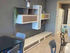 Artigianale Parete attrezzata Parete  di scontata del 75%- Pareti Attrezzate