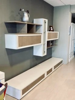 Artigianale Parete attrezzata Parete  di scontata del 75%- Pareti Attrezzate