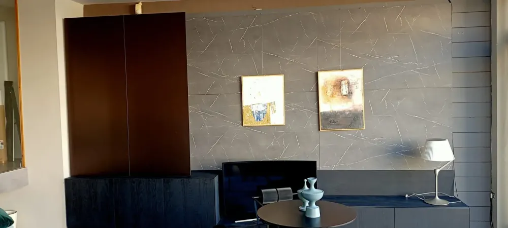 New Parete attrezzata Parete in stile moderna a prezzo scontato Pareti Attrezzate