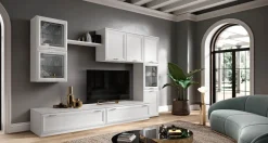 Parete attrezzata Parete attrezzata modello jazz 142 di scontata del 40%^Gierre Mobili Discount