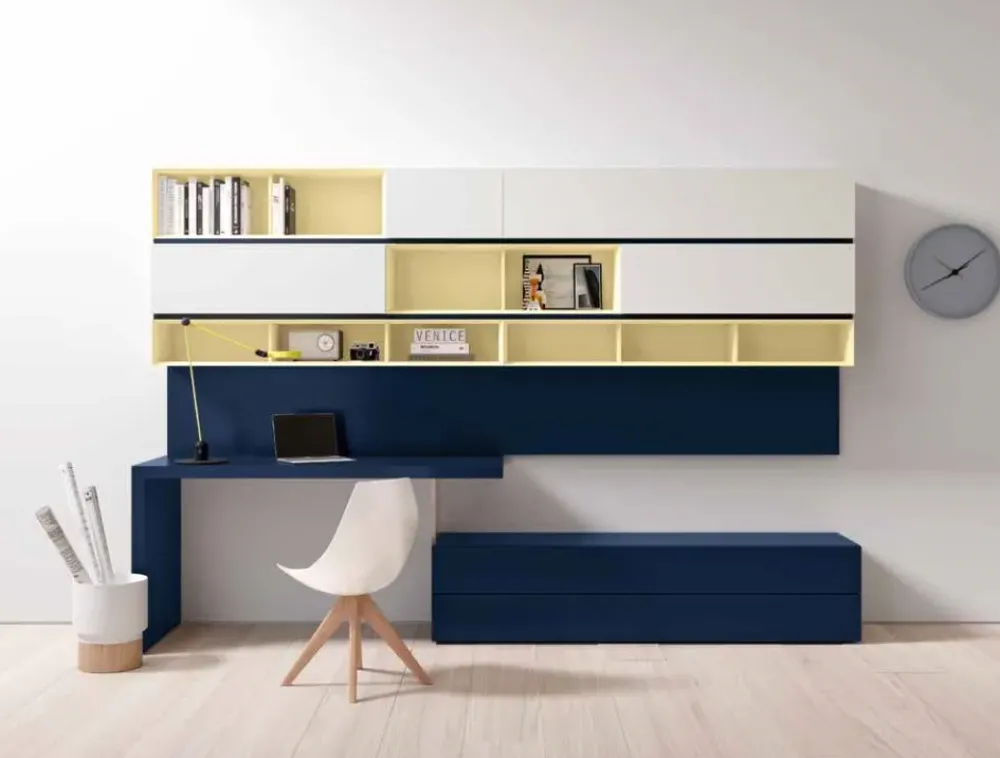 Pianca Parete attrezzata People p414 con sconto 0% di- Pareti Attrezzate