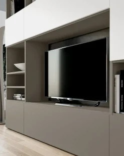 Santalucia Parete attrezzata Ptg312 in stile moderna a prezzo ribassato- Pareti Attrezzate