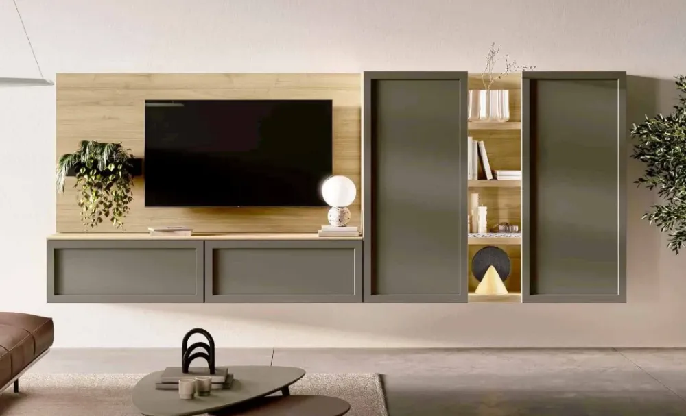 Best Parete attrezzata Qmc017 del brand con un ribasso esclusivo Pareti Attrezzate