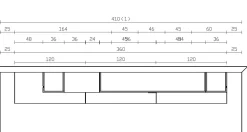 Parete attrezzata Qsm 636 dell'azienda con uno sconto esclusivo^Imab Discount