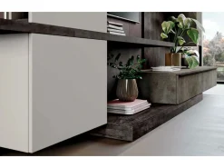 Imab Parete attrezzata Qsm 610 in stile moderno a prezzo scontato- Pareti Attrezzate