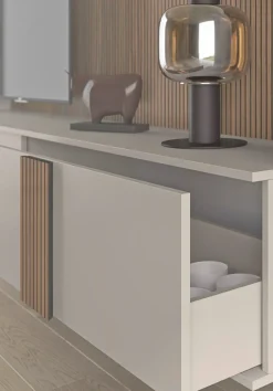 Collezione esclusiva Parete attrezzata Riga day 05 di in OFFERTA OUTLET- Pareti Attrezzate