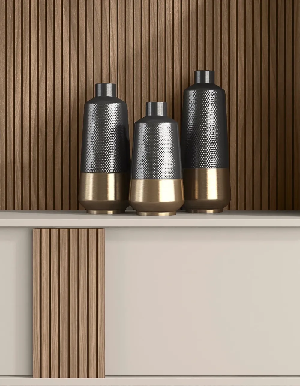 Parete attrezzata Riga day 01 di in OFFERTA OUTLET^Collezione esclusiva New