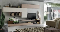 Discount Parete attrezzata Sa 1701 in stile moderno a prezzo scontato Pareti Attrezzate