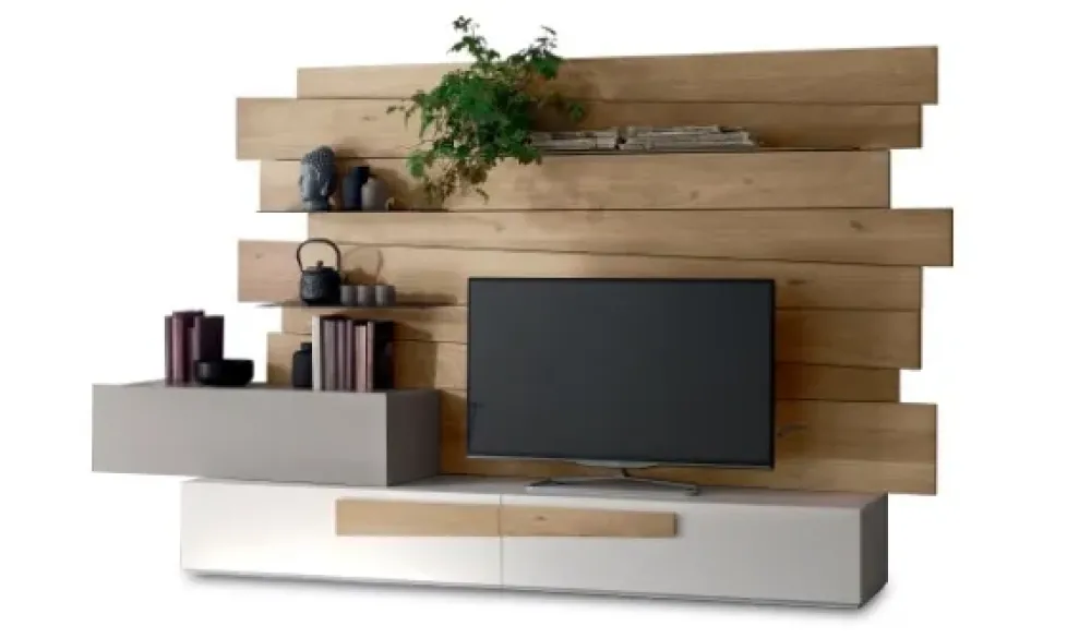 Maronese ACF Parete attrezzata Scuderia living Maronese in legno a prezzo scontato- Pareti Attrezzate