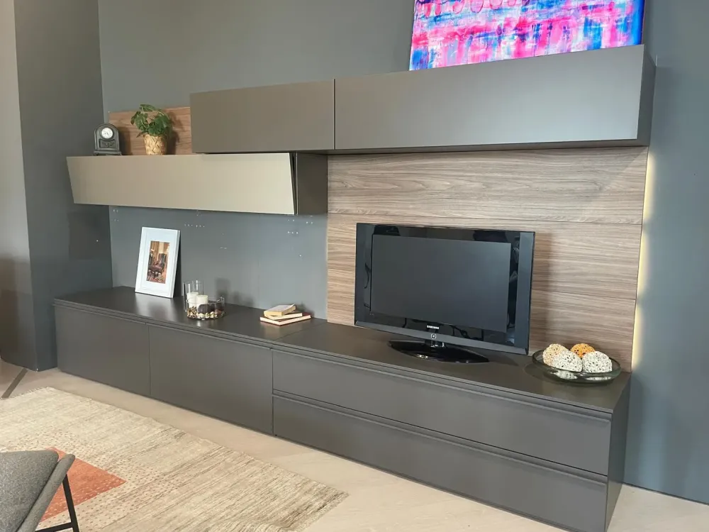 Alf Da Fre Parete attrezzata Sistema day 12 in stile design a prezzo ribassato- Pareti Attrezzate