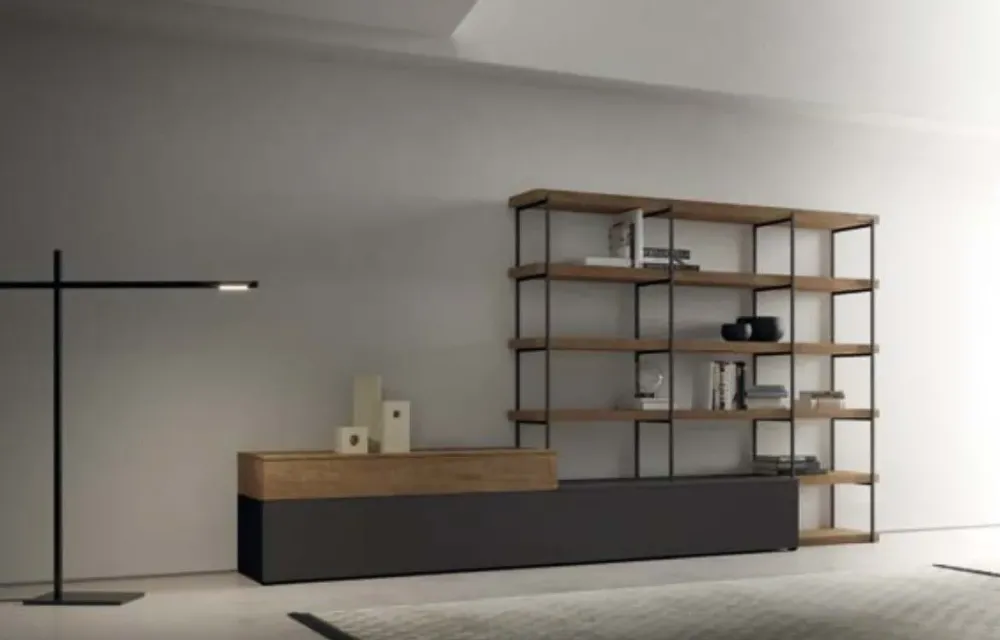 Tomasella Parete attrezzata Skt39 di in OFFERTA OUTLET- Pareti Attrezzate