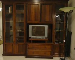 Parete attrezzata Soggiorno in stile classico a prezzo ribassato^Artigianale Discount