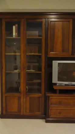 Parete attrezzata Soggiorno in stile classico a prezzo ribassato^Artigianale Discount