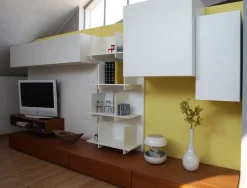 Presotto Parete attrezzata Soggiorno mod. modus   in stile moderna a prezzo scontato- Pareti Attrezzate