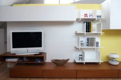 Presotto Parete attrezzata Soggiorno mod. modus   in stile moderna a prezzo scontato- Pareti Attrezzate