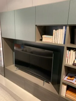 Parete attrezzata Soggiorno eucalipto di scontata del 30%^NovaMobili Hot