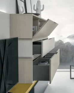 Parete attrezzata Space s003 di scontata del 30%^Tomasella Clearance