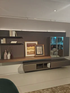 Parete attrezzata Spazio in stile moderna a prezzo ribassato^Pianca