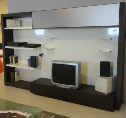 Falma Italia Parete attrezzata Spazio e forma in stile moderno a prezzo scontato- Pareti Attrezzate